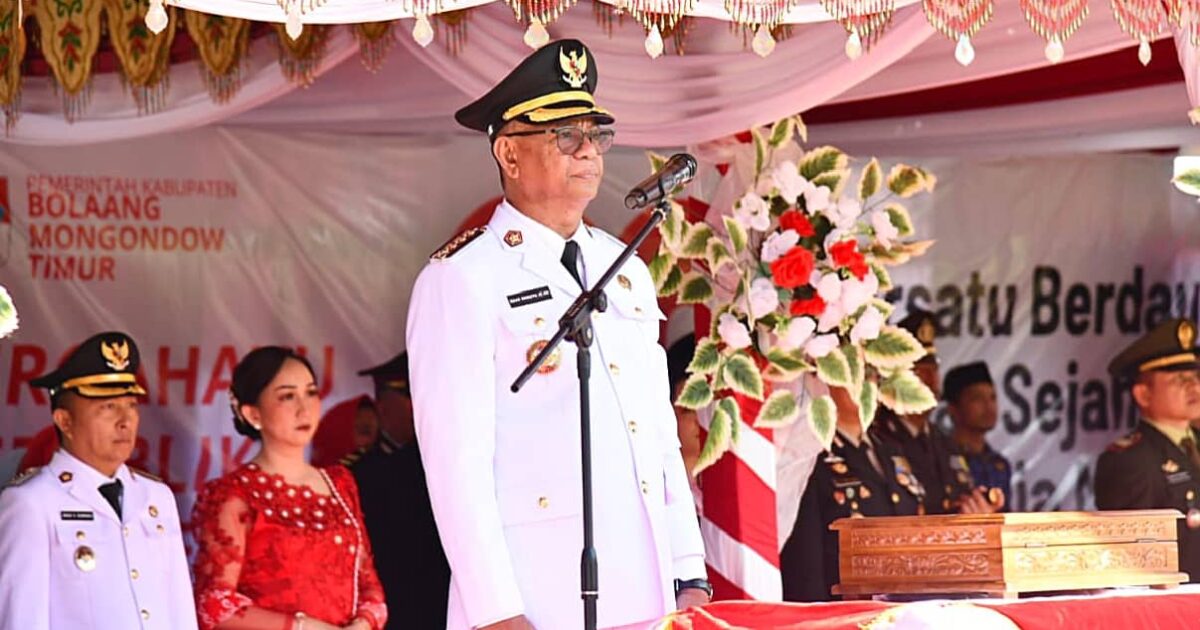 hut 80 ri boltim bupati oskar manoppo