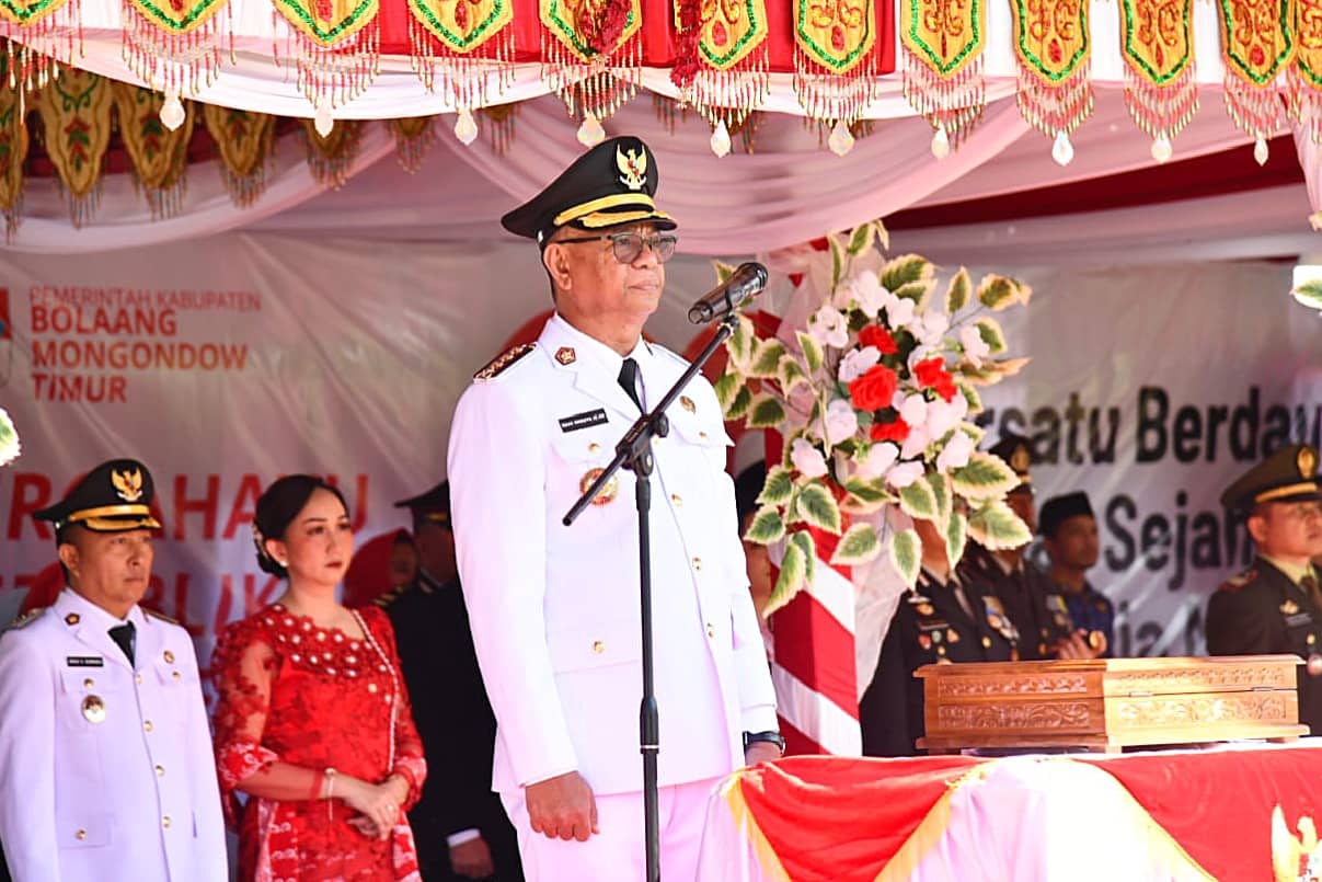 hut 80 ri boltim bupati oskar manoppo