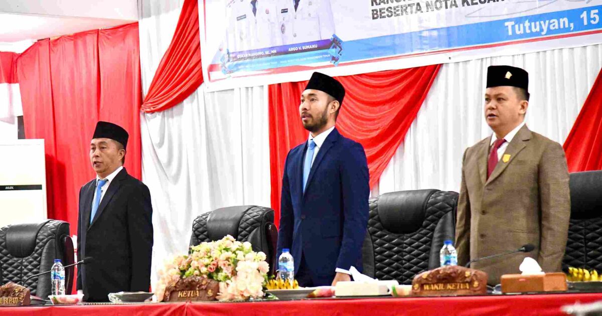 Wabup Boltim Argo Sumaiku Dengarkan Pidato Presiden