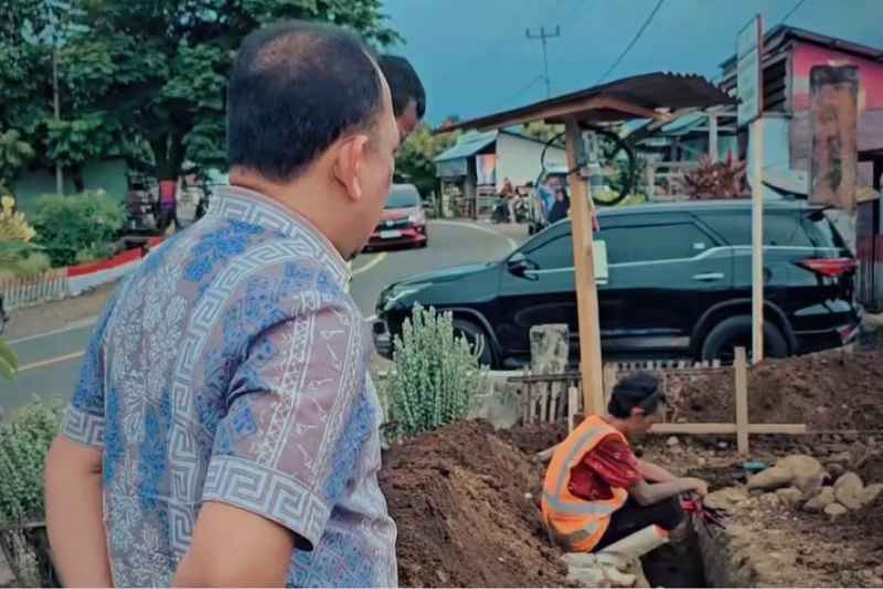 Bupati Bolmong sidak proyek infrastruktur