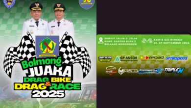 Kejuaraan drag bike dan drag race Bolmong 2025