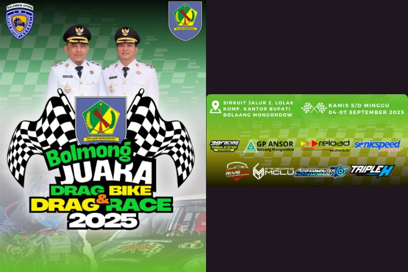 Kejuaraan drag bike dan drag race Bolmong 2025