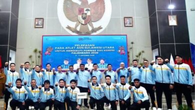 Kontingen Sulut di Pornas Korpri 2025