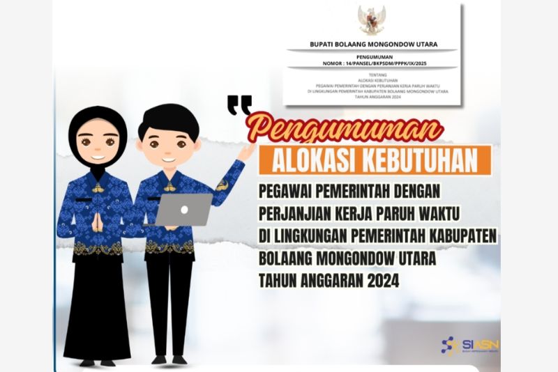 PPPK Paruh Waktu Boltara 2024