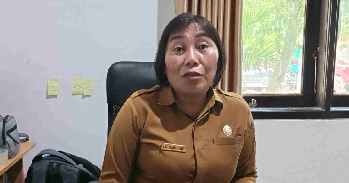 Kepala UPTD Pengelolaan Sampah DLH Boltim, Jeane M. Kapantow