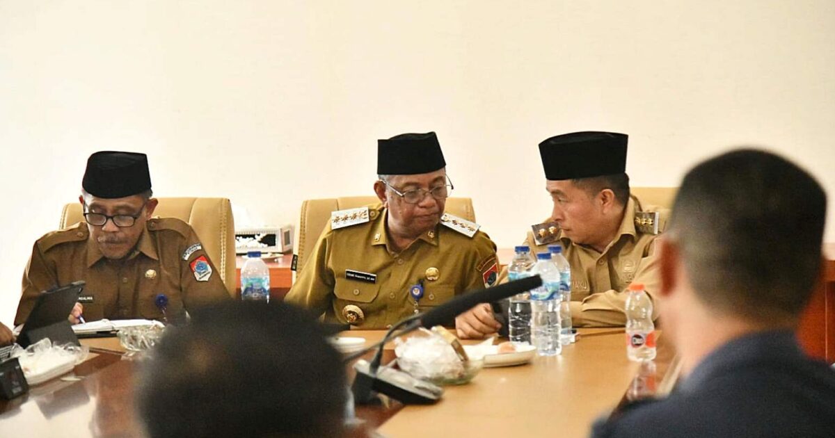 Pemkab Boltim Bahas Penyelesaian Air Bersih
