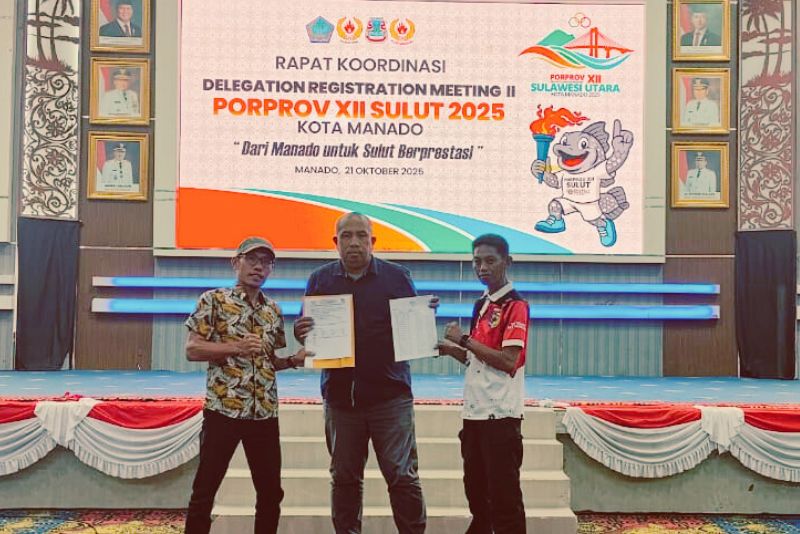 Atlet boltara pada PORPROV XII Sulawesi Utara 2025