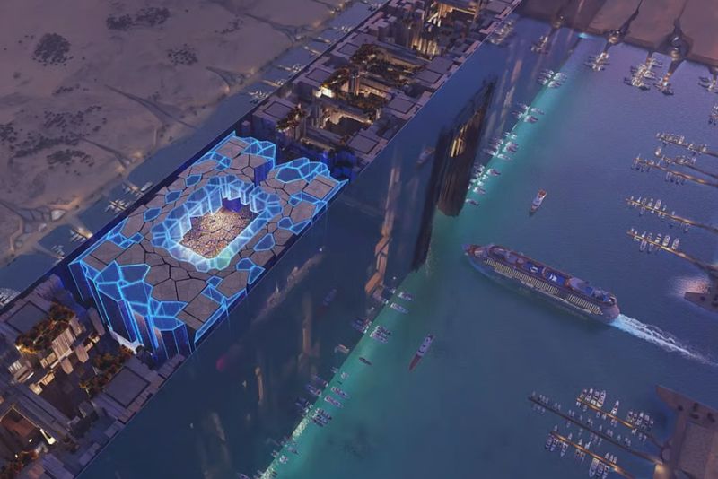 Hoaks Saudi Sky Stadium