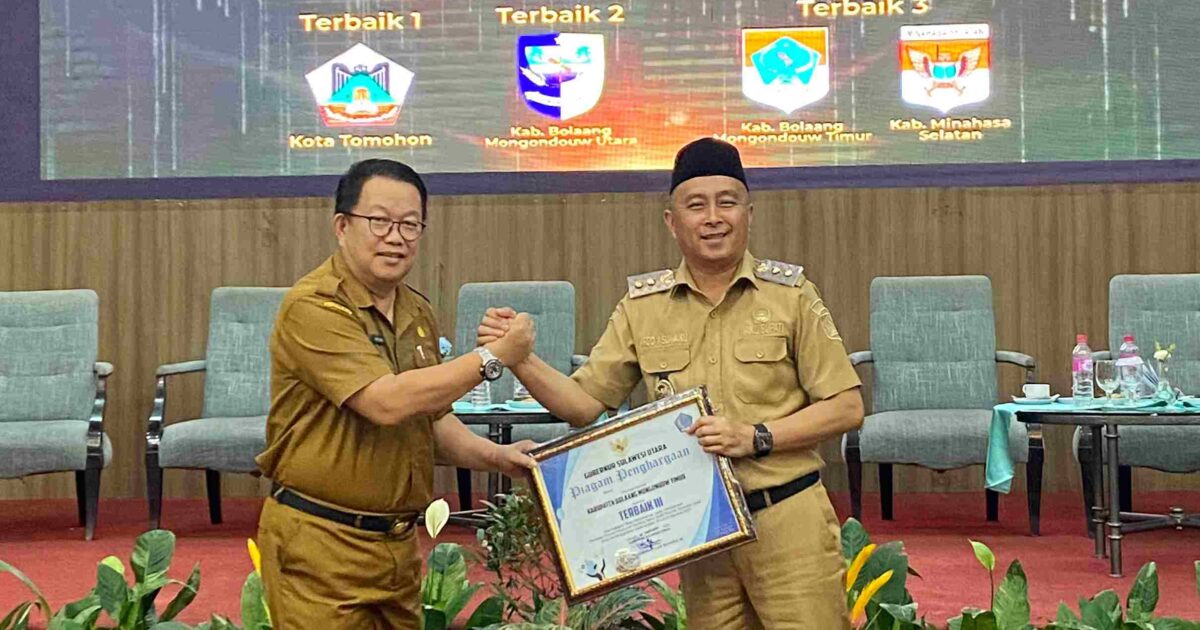 Boltim Raih Penghargaan Penurunan Stunting 2025