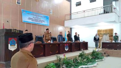 Bupati Boltim Oskar Manoppo menyampaikan kondisi APBD 2026 yang turun dan DAK fisik nol.