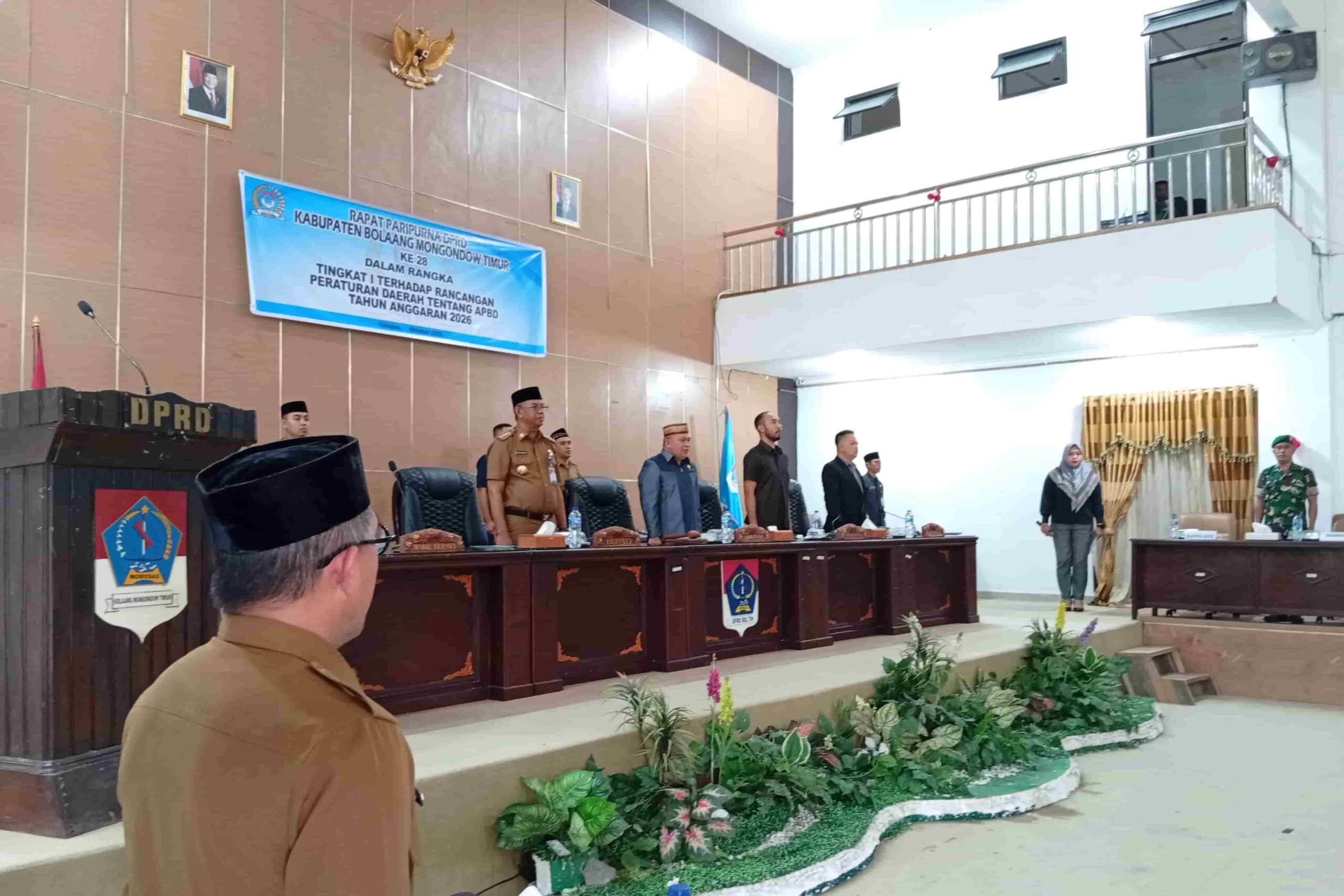 Bupati Boltim Oskar Manoppo menyampaikan kondisi APBD 2026 yang turun dan DAK fisik nol.