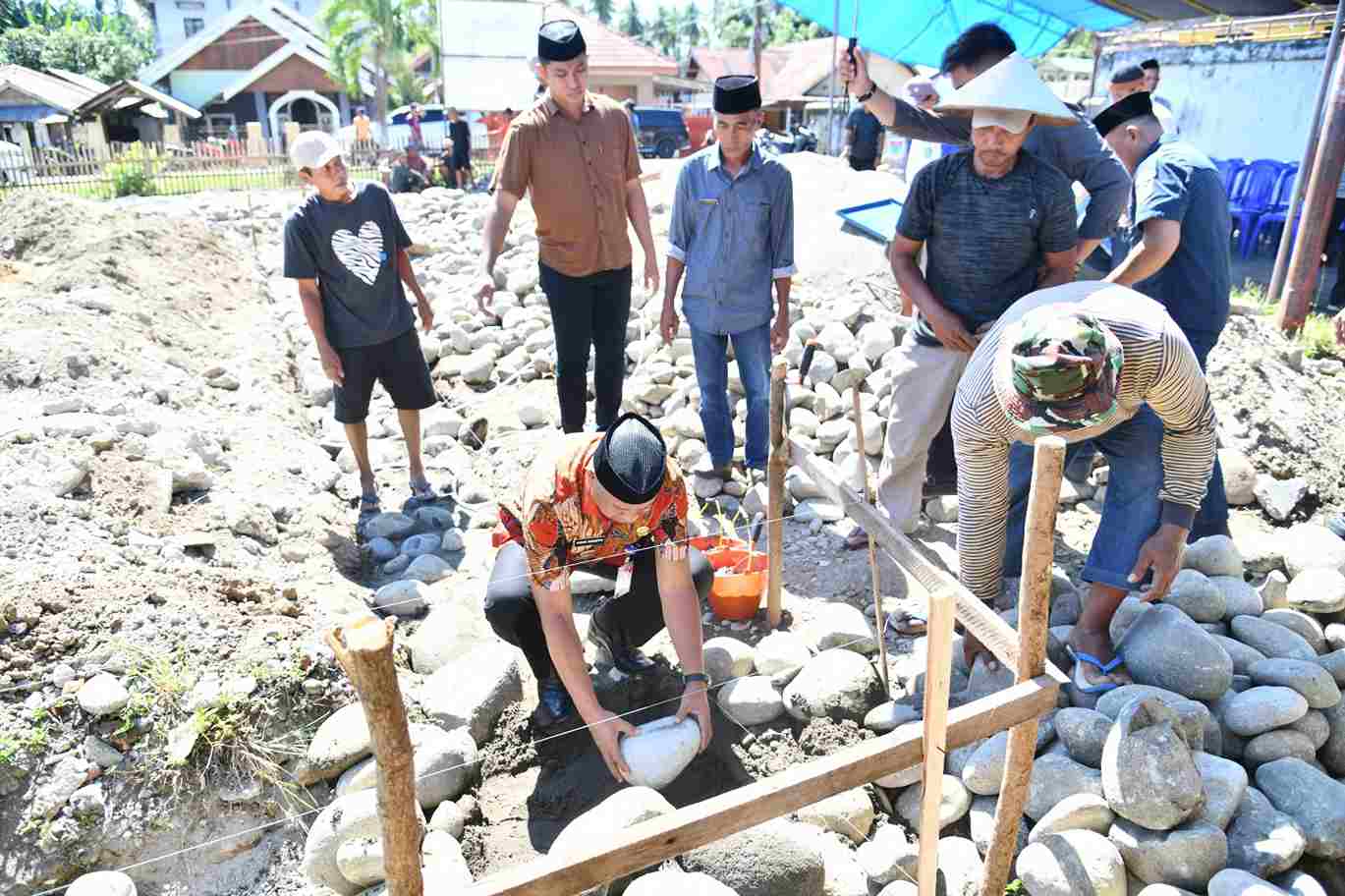 Pembangunan TPQ Boki Silagondo Togid