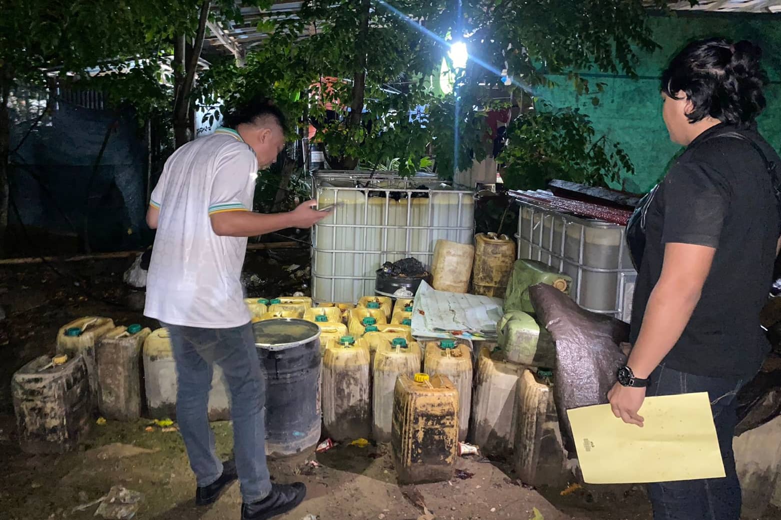 Polres Boltim Sita Solar di Buyat