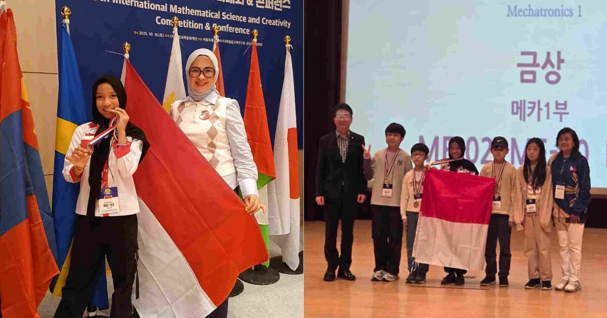 Siswi SDN 2 Buyat II Boltim Dewi Athena Tri Manjadda raih emas di ajang IMSCC 2025 Korea Selatan