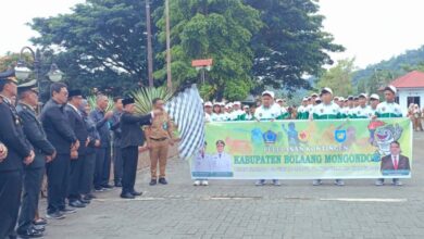 Bupati Bolmong lepas kontingen Porprov 2025