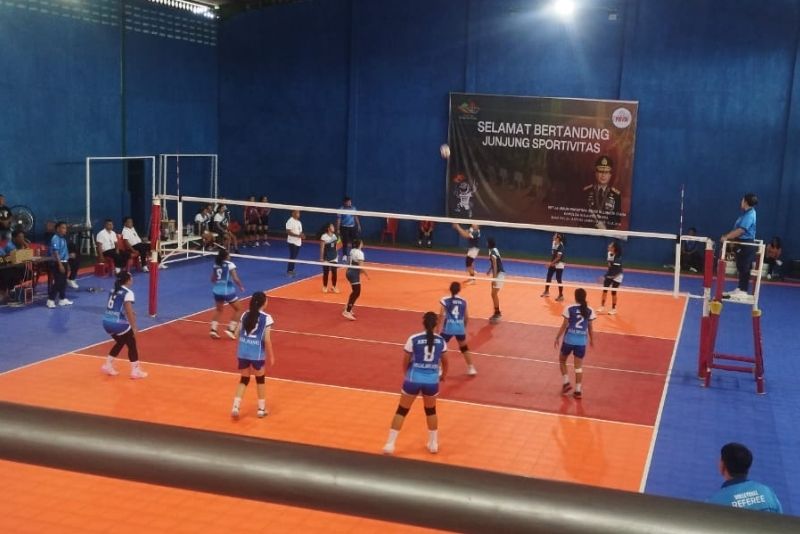 Tim voli putri Boltara di Porprov Sulut 2025