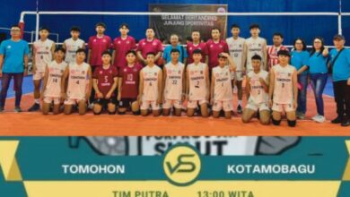Voli putra Tomohon vs Kotamobagu