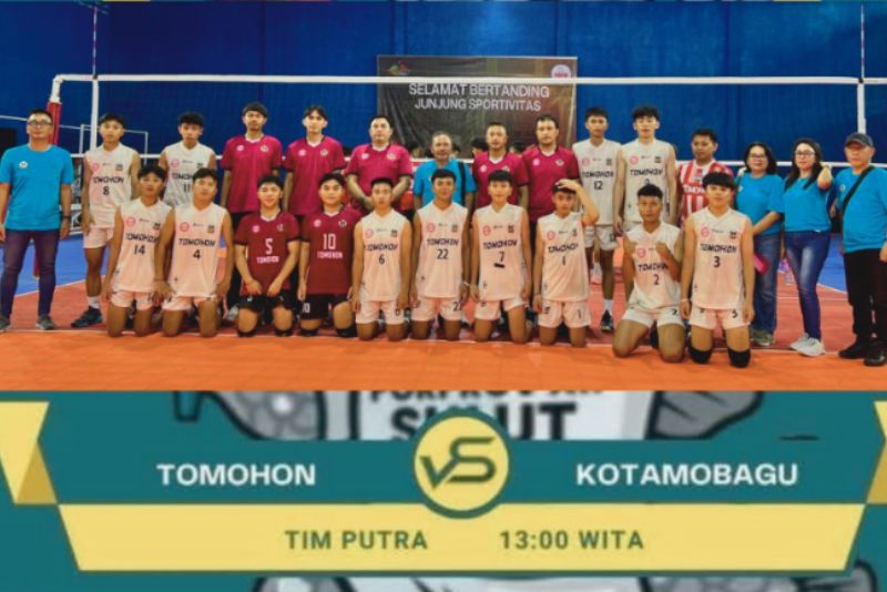Voli putra Tomohon vs Kotamobagu