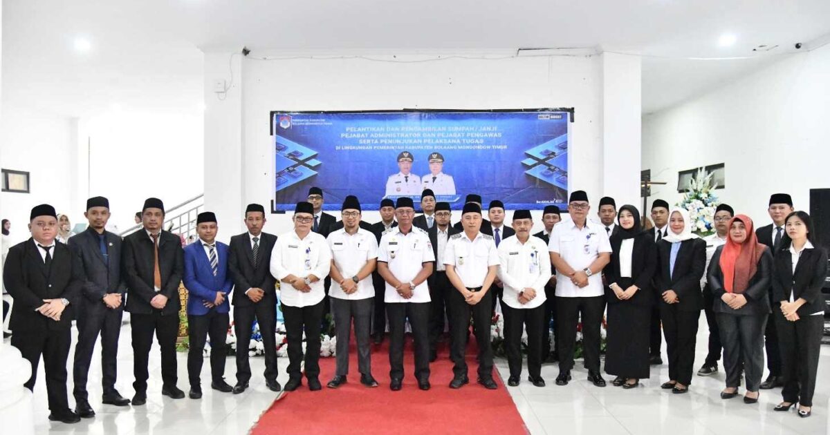 Bupati Boltim Oskar Manoppo lantik 22 pejabat
