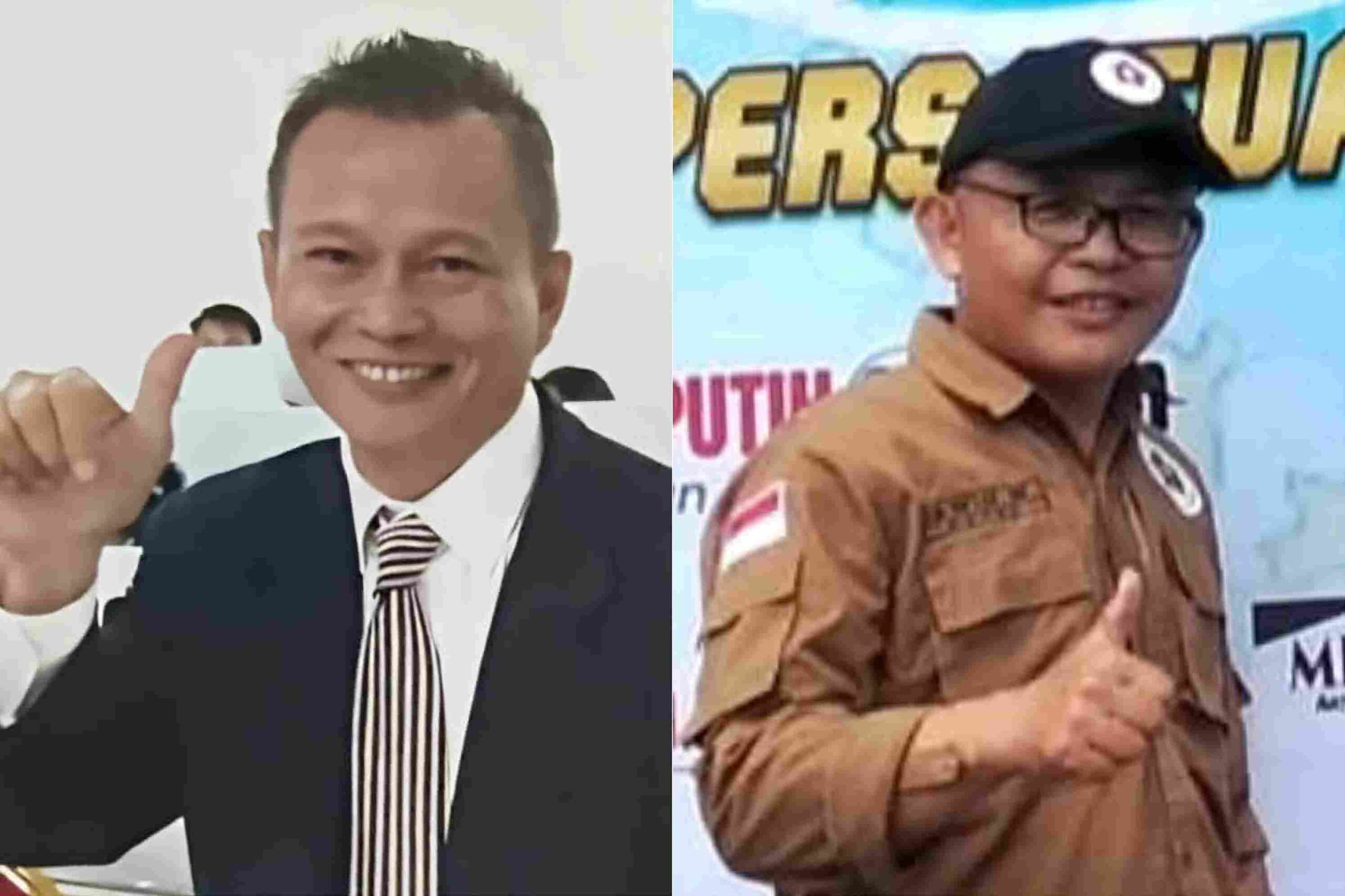 Ketua SPRI Sulut Deky Geruh (kiri) dan Ketua PWI Boltim Erwin Winerungan soroti etika jurnalistik.