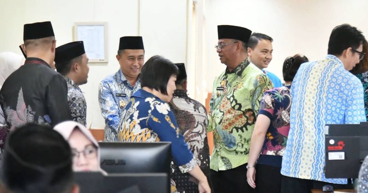 Bupati Oskar dan Wabup Argo Tinjau Profiling ASN Boltim