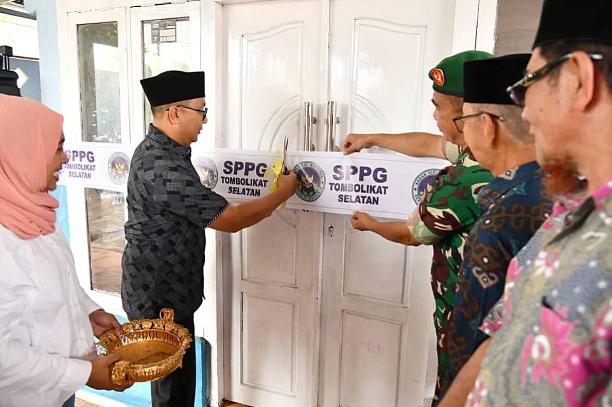 Asisten II Pemkab Boltim Resmikan SPPG Tombolikat Selatan Boltim