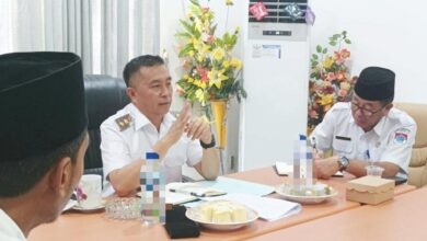 Wakil Bupati Boltim Argo Sumaiku memimpin rapat teknis Program Makan Bergizi Gratis (MBG)