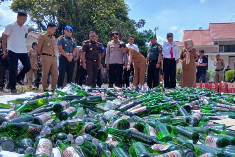 Kejari Kotamobagu musnahkan barang bukti