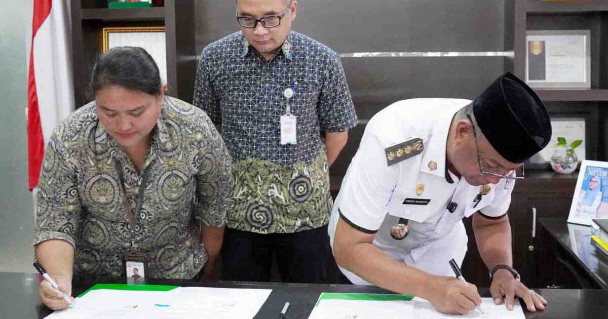 Dokumentasi acara di Kantor BPJS Kesehatan Manado yang dihadiri pejabat Pemkab Boltim dan BPJS.