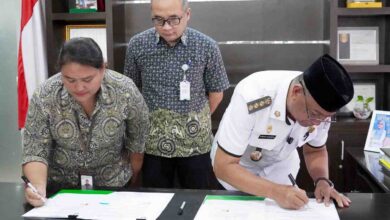 Dokumentasi acara di Kantor BPJS Kesehatan Manado yang dihadiri pejabat Pemkab Boltim dan BPJS.