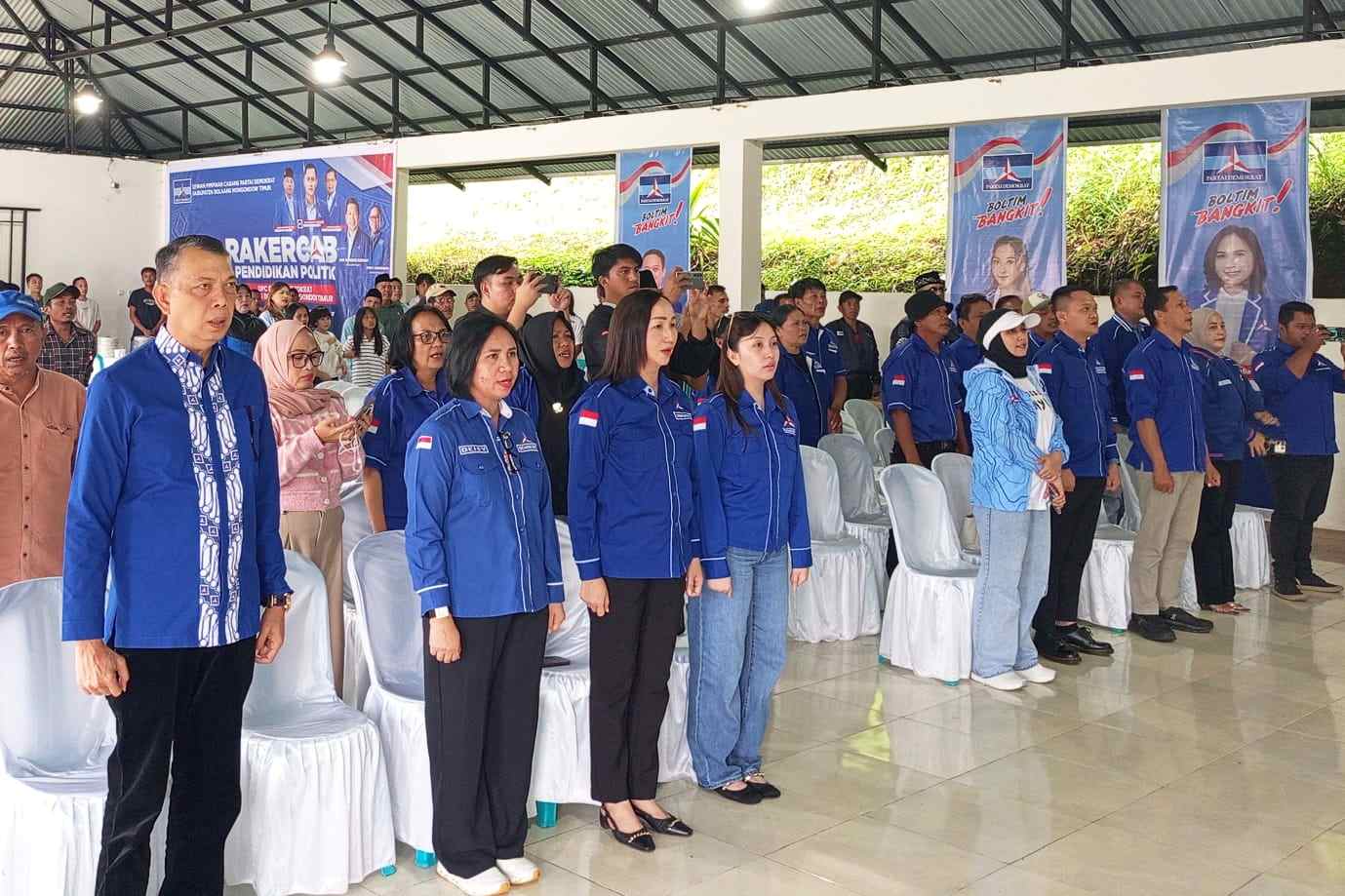 Kader Partai Demokrat Boltim mengikuti Rakercab 2025