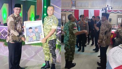 Oskar Manoppo menghadiri sertijab Pangdam XIII Merdeka