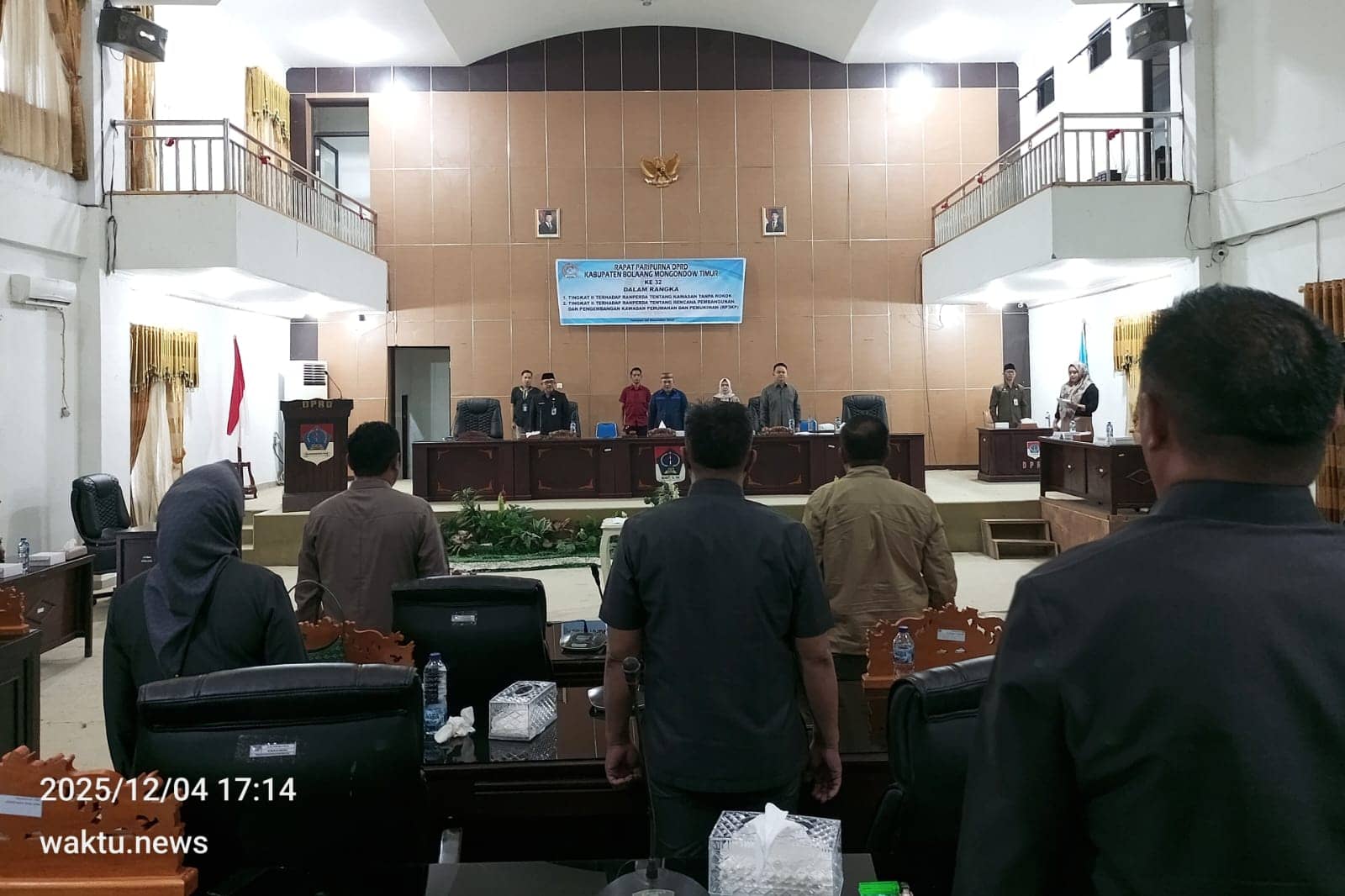Rapat Paripurna DPRD Boltim menetapkan Perda Kawasan Tanpa Rokok dan RP3KP