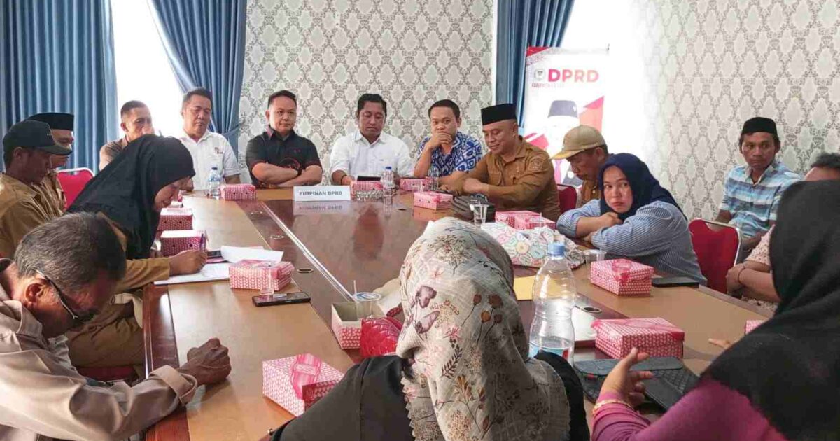 RDPU DPRD Boltim bahas insentif eks aparat Desa Buyat