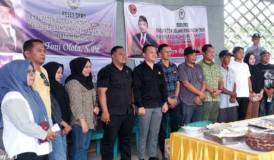 Reses DPRD Boltim di Kecamatan Motongkad menyerap aspirasi warga secara langsung