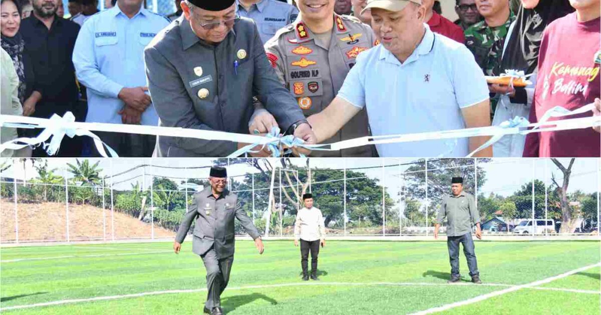 Bupati Boltim Oskar Manoppo resmikan Sport Center di Tutuyan dan Togid