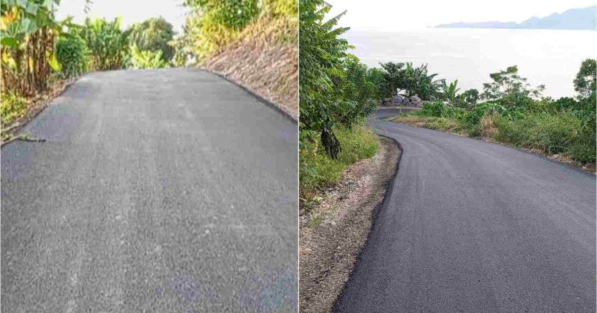 Peningkatan jalan Tongkaina Batu Buaya di Boltim