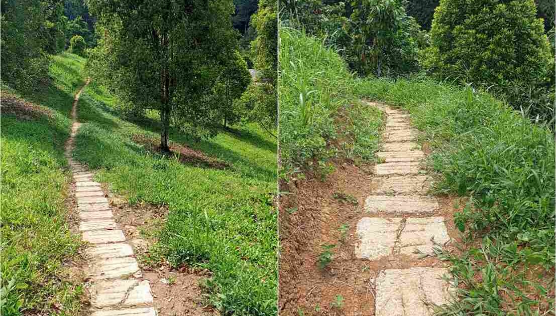 Jalan usaha tani Dana Desa 2025 di perkebunan Ompongan Nuangan Barat Boltim