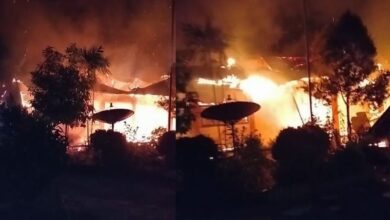 kebakaran SMPN 7 Boltara