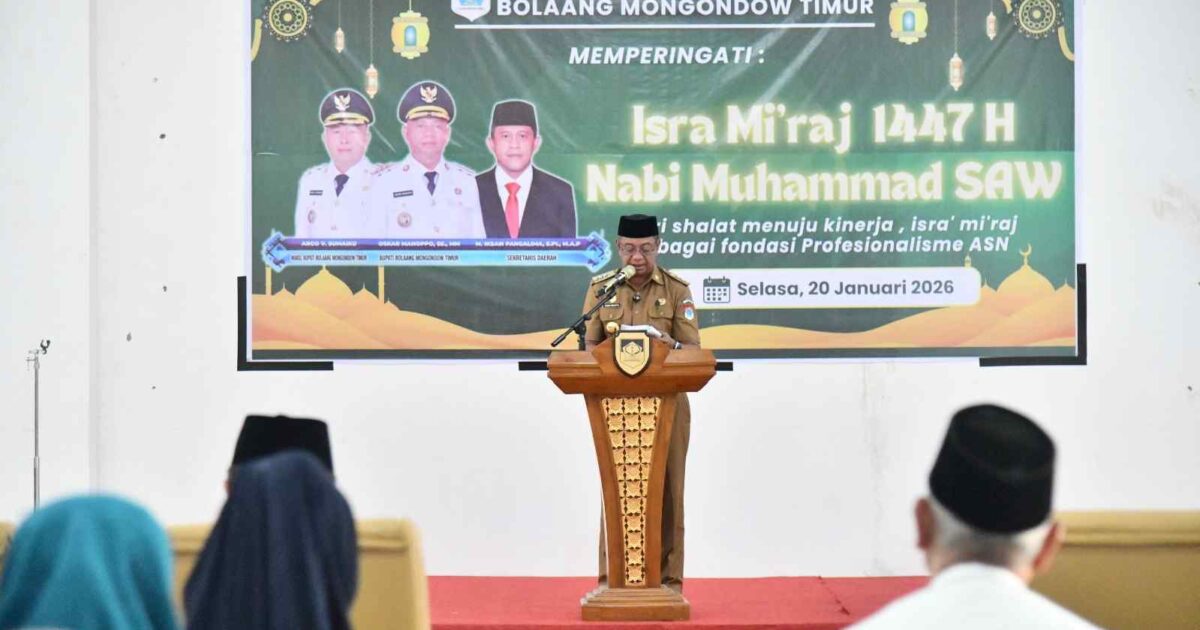 Peringatan Isra Mi’raj 1447 Hijriah oleh Pemkab Boltim