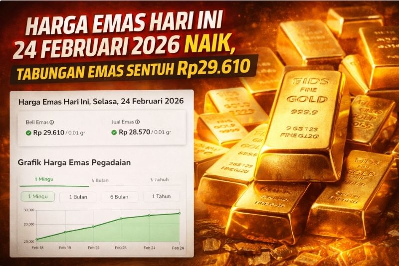 Harga Emas 24 Februari 2026