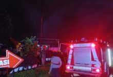 Kebakaran rumah di Perkamil Manado