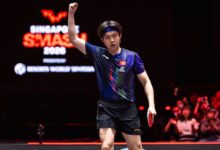 Wang Chuqin balas dendam atas Anders Lind