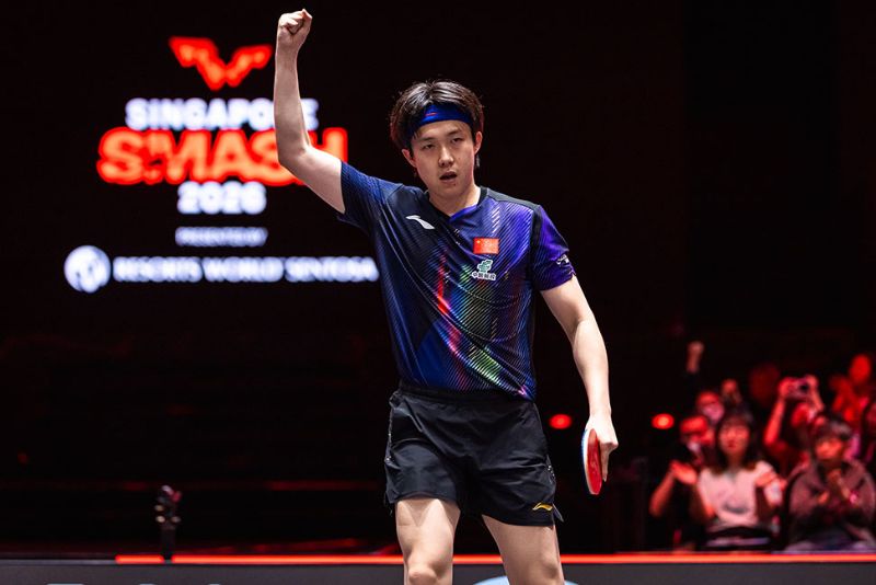 Wang Chuqin balas dendam atas Anders Lind