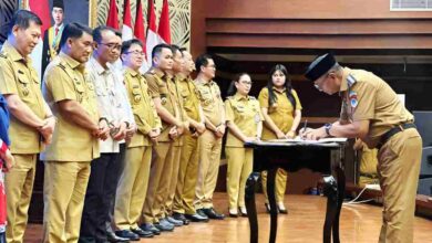 Bupati Boltim Oskar Manoppo menghadiri High Level Meeting BI Sulut terkait inflasi pangan