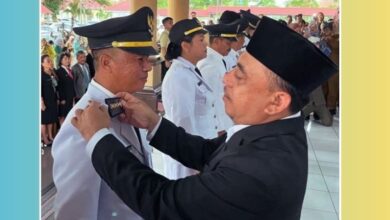 pelantikan pejabat Bolmong