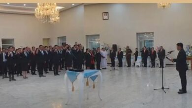 pelantikan pejabat Sulut