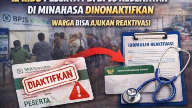penonaktifan PBI BPJS Minahasa