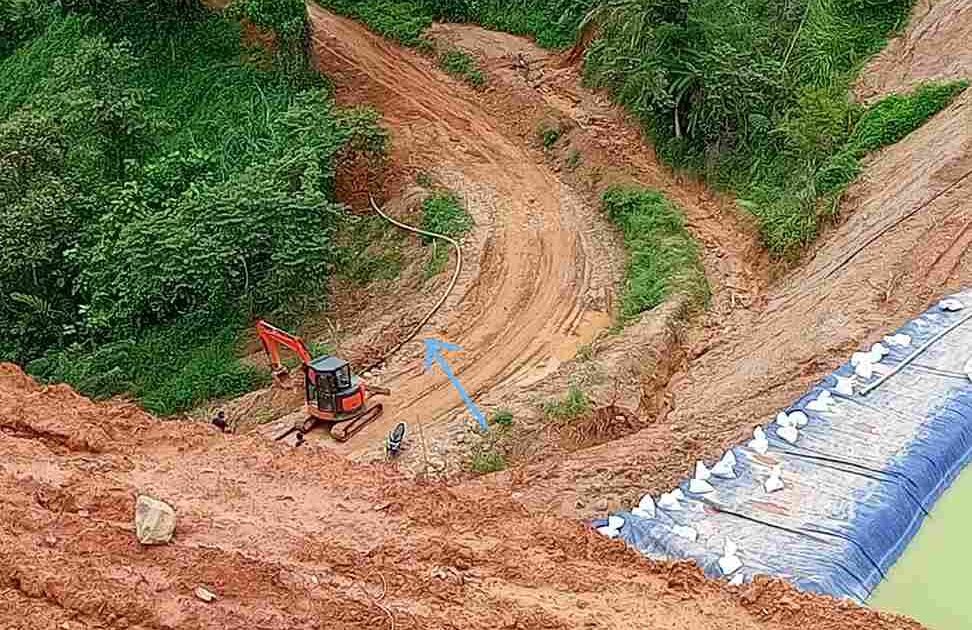 Proyek IPA Desa Buyandi Boltim yang jadi keluhan warga karena air tidak mengalir stabil