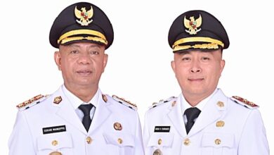 Bupati Oskar Manoppo dan Wakil Bupati Argo Vinsensius Sumaiku atau Oskar-Argo satu tahun kepemimpinan di Boltim